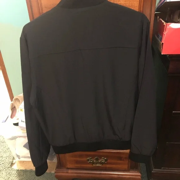 NWT Mens Express Lightweight Bomber Jacket ( Pitch Black) - Picture 5 of 8